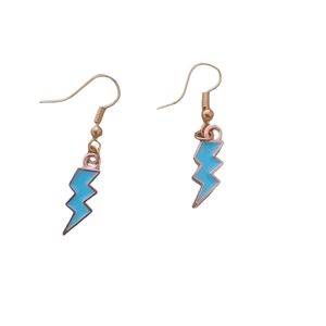 Handmade bolt earrings